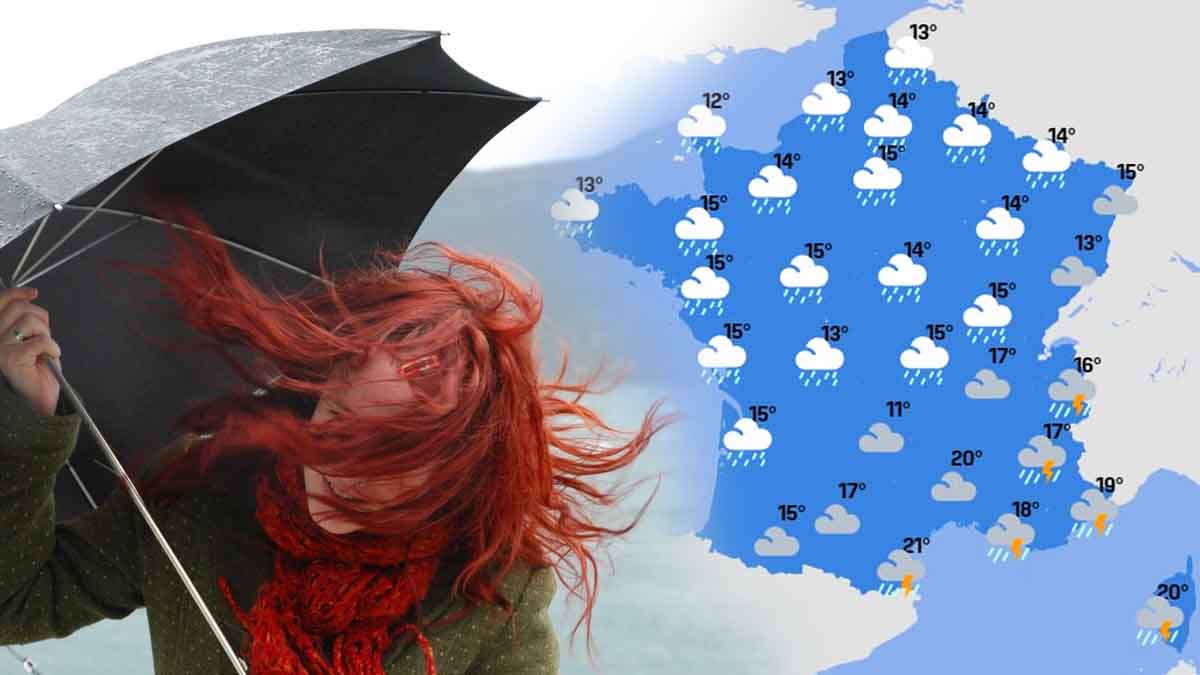 Météo : pluies torrentielles et rafales violentes, plusieurs départements français en alerte !