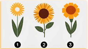 Découvrez si vous êtes audacieux et aventureux en 25 secondes grâce à ce test simple avec des fleurs jaunes !