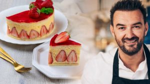 Fraisier de Cyril Lignac : l'idée du chef pour un dessert ultra gourmand et fruité !