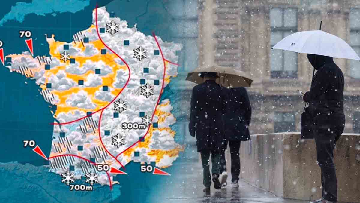 Vents forts, pluies torrentielles et neige : la France sous l'assaut d’une météo mouvementée !