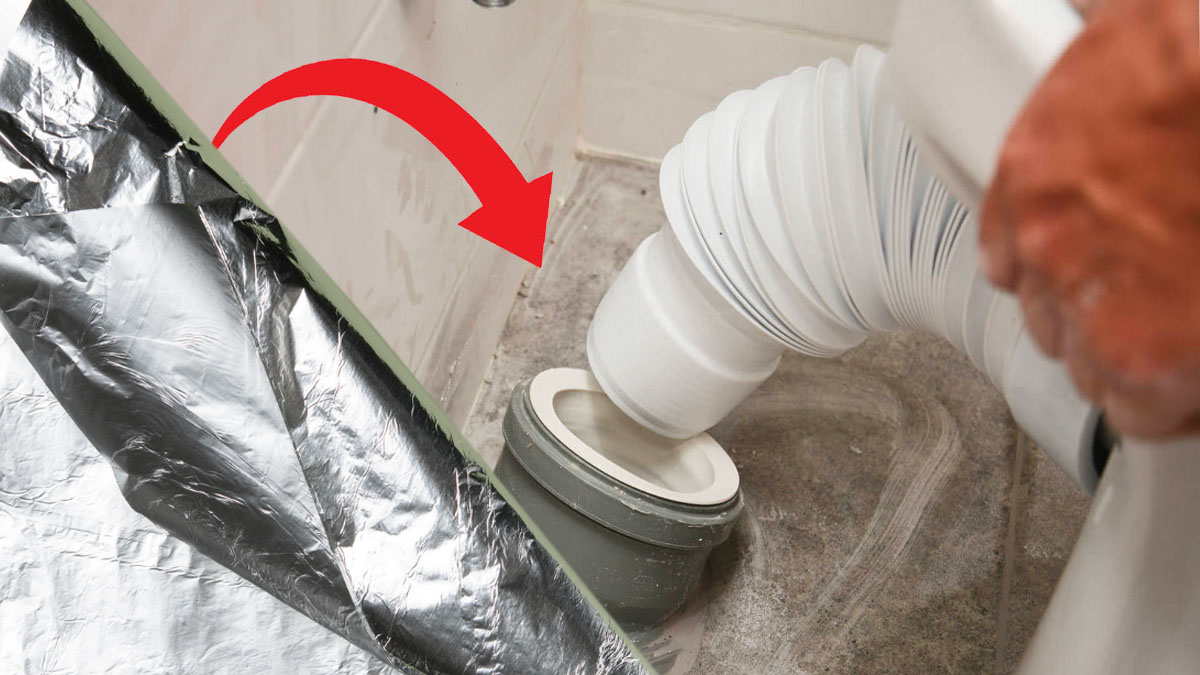 Le secret que votre plombier ne vous dira jamais : enveloppez le drain des toilettes dans du papier alu !
