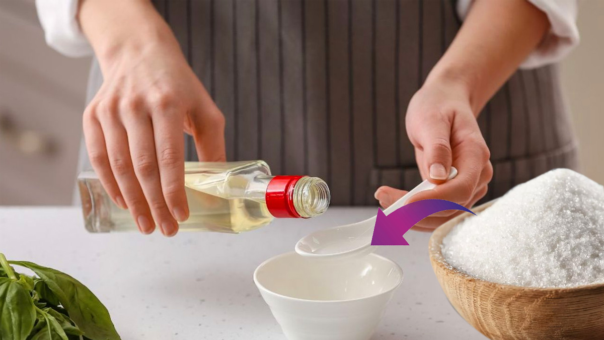 Vinaigre et sucre : l'alliance surprenante qui fait des merveilles à la maison (et même sur la peau !)
